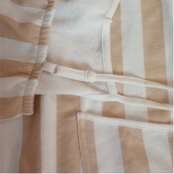Grayson Threads Cream and White Striped Jumpsuit - Picture 3 of 5